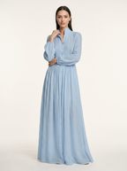 Alverina | Vestido de algodón y lino con detalles patchwork