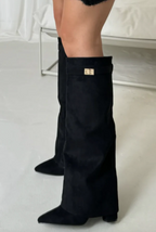 Rebeca | Botas altas de ante