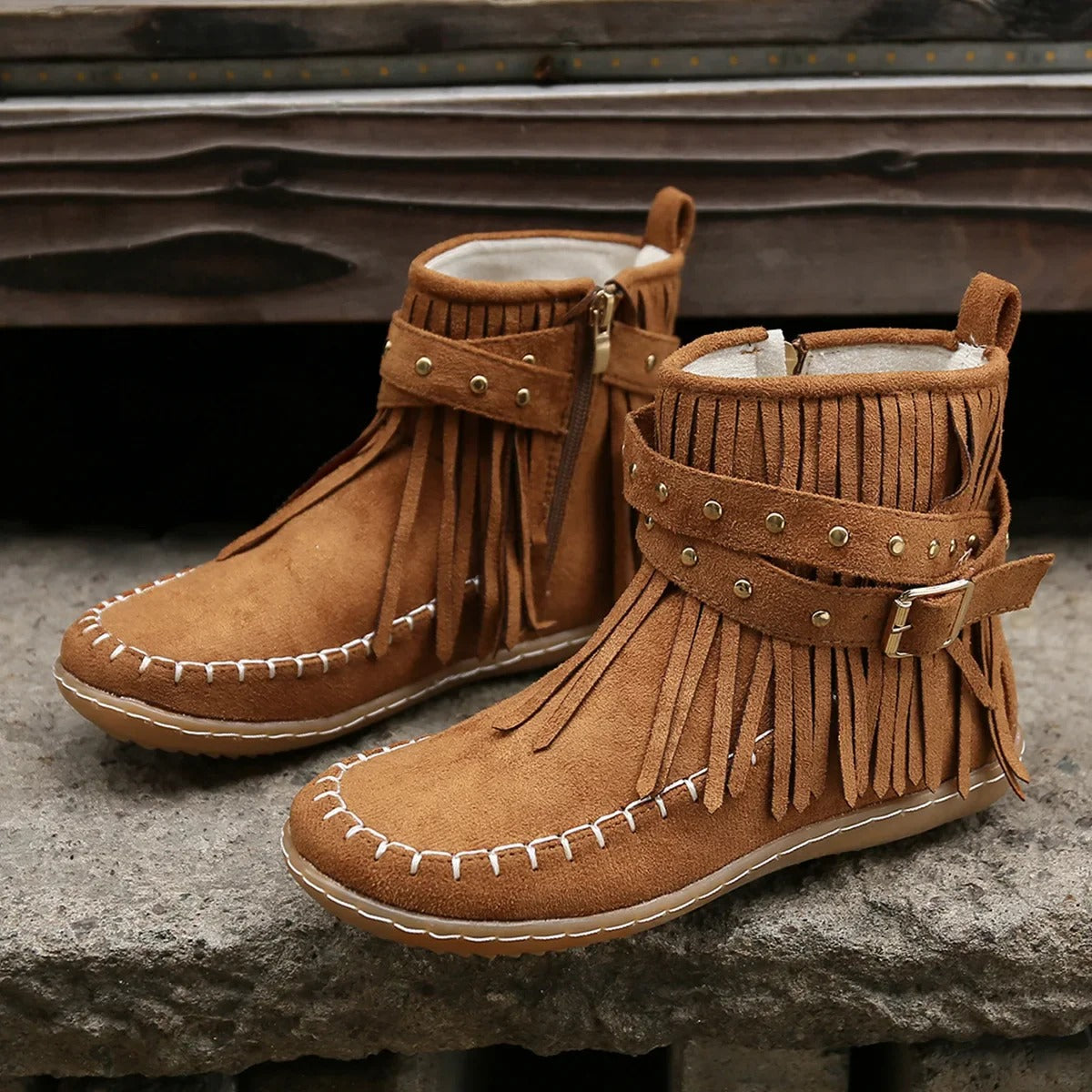 Lola | Botines con flecos