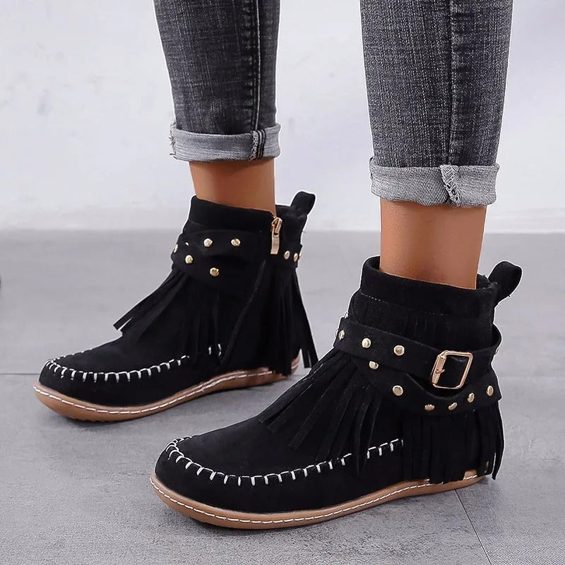 Lola | Botines con flecos
