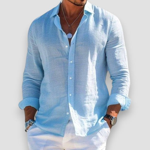 CHRISTOFER • CAMISA VERANIEGA DE CORTE HOLGADO