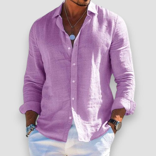 CHRISTOFER • CAMISA VERANIEGA DE CORTE HOLGADO
