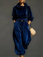 Ivonne | Conjunto boho de terciopelo