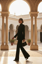 Chiara | Conjunto de americana y pantalón palazzo