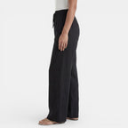 Lara | Pantalón de lino de pierna ancha