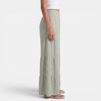 Alma | Pantalone largo di lino