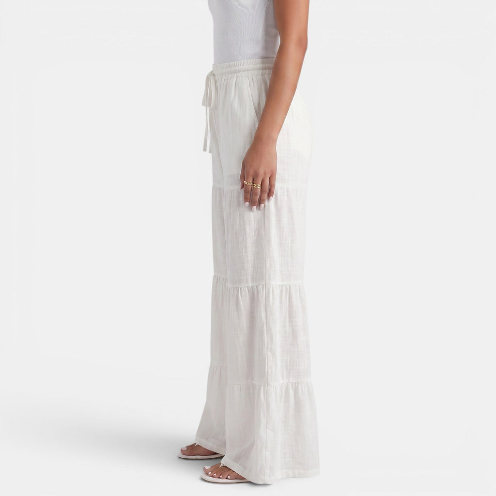 Mara | Pantalone di lino con coulisse