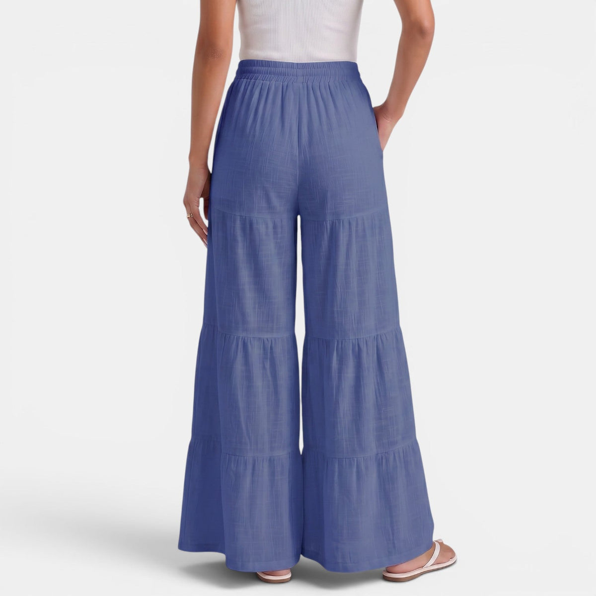 Mara | Pantalone di lino con coulisse