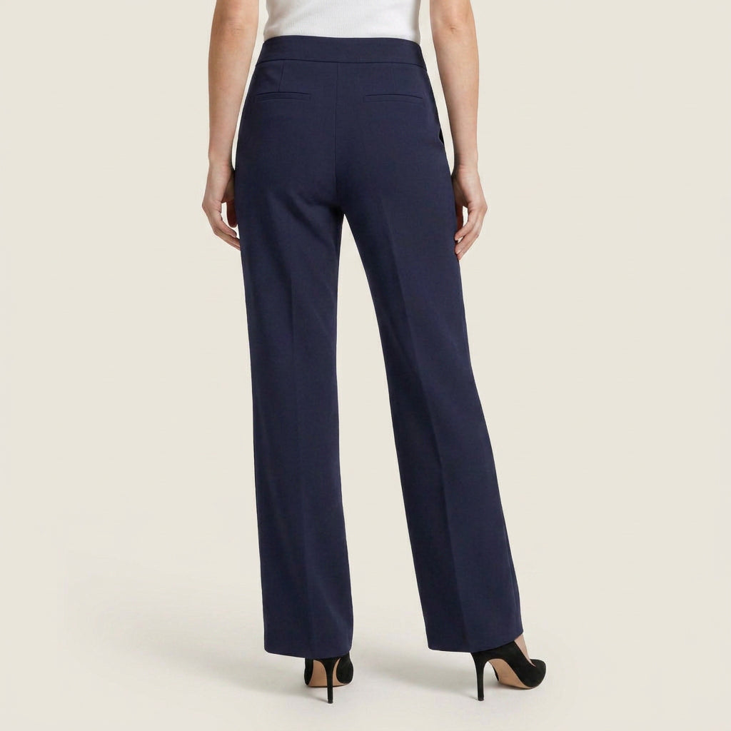 Bruna | Pantalón recto con pinza central