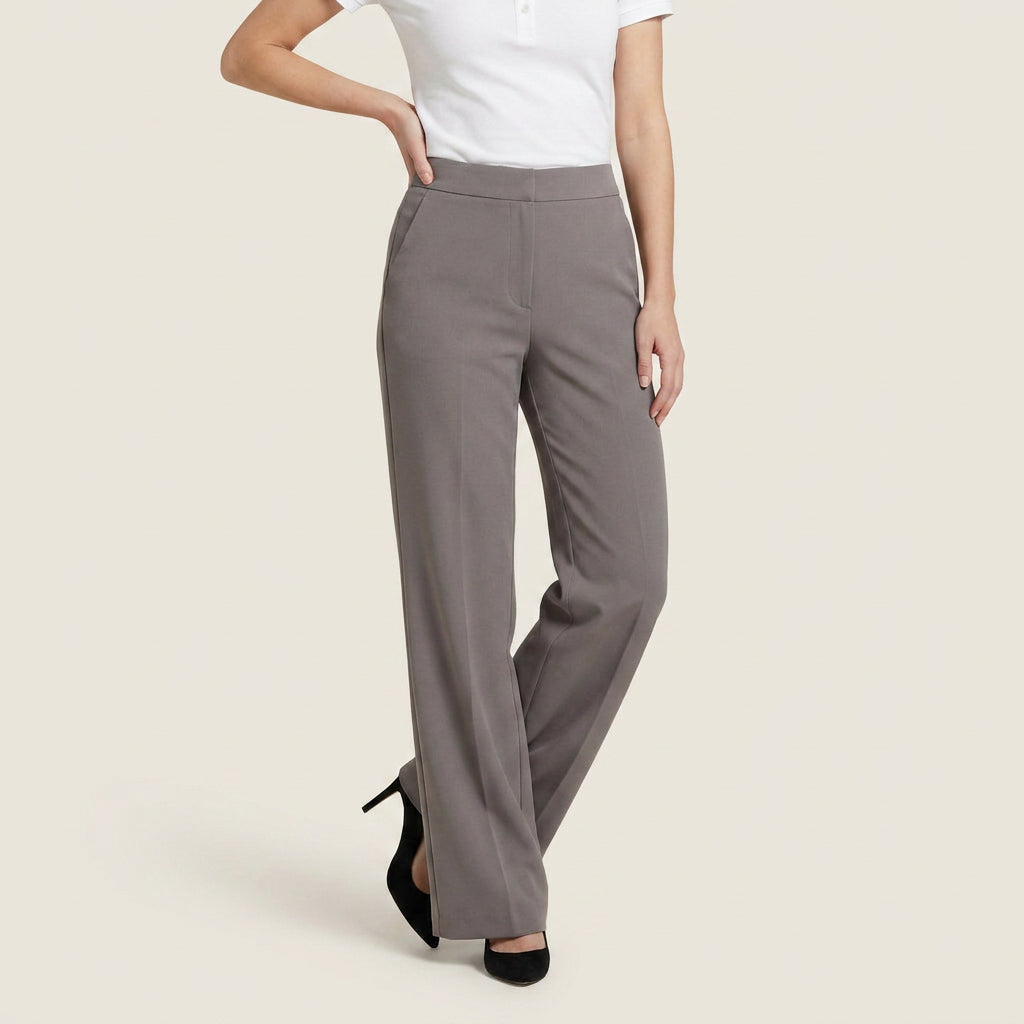 Bruna | Pantalón recto con pinza central