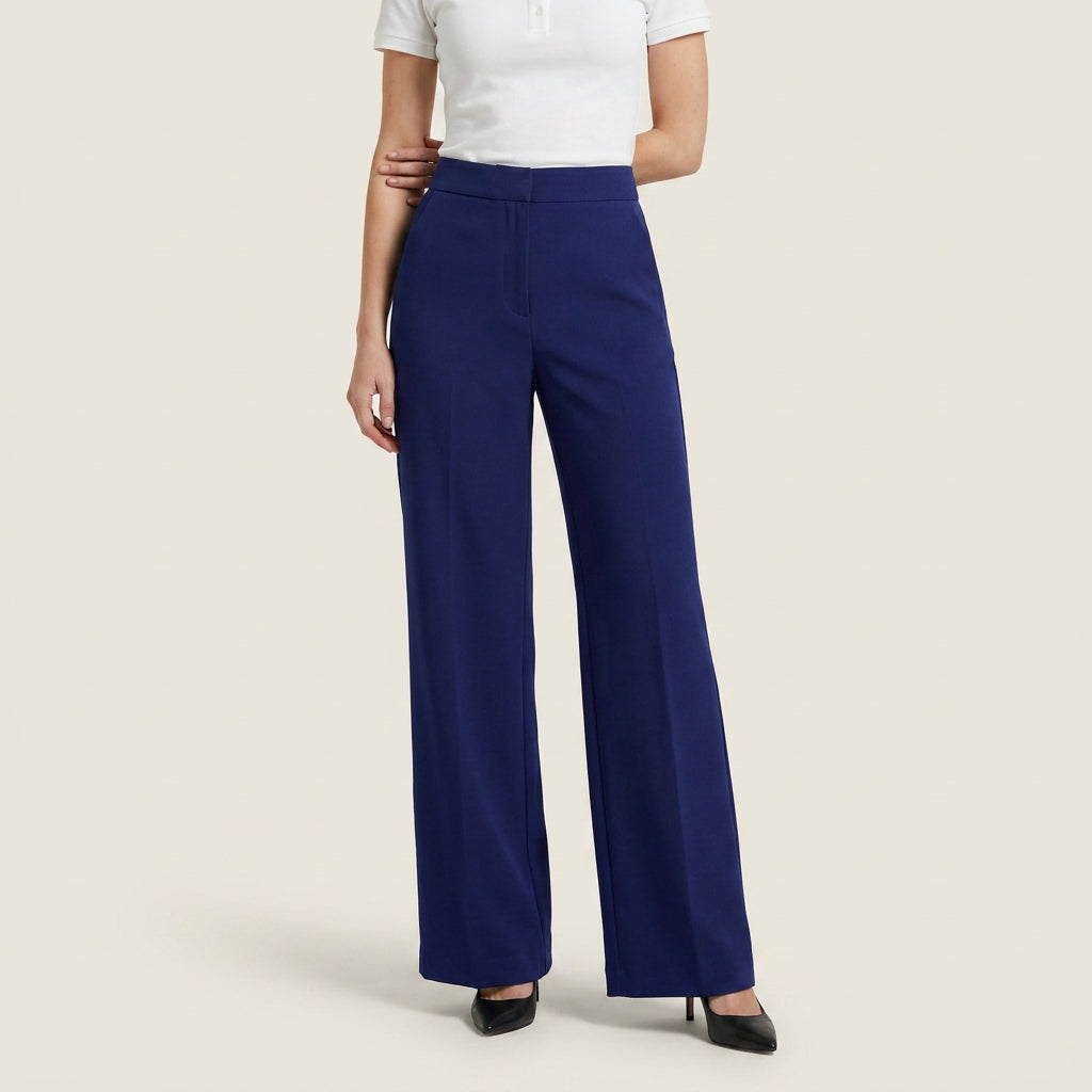 Bruna | Pantalón recto con pinza central