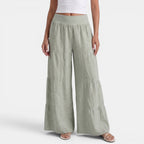 Alma | Pantalone largo di lino