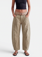 Dafne | Jeans a gamba larga elasticizzati a vita media