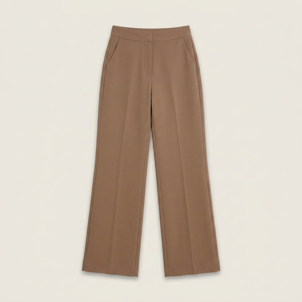 Bruna | Pantalón recto con pinza central