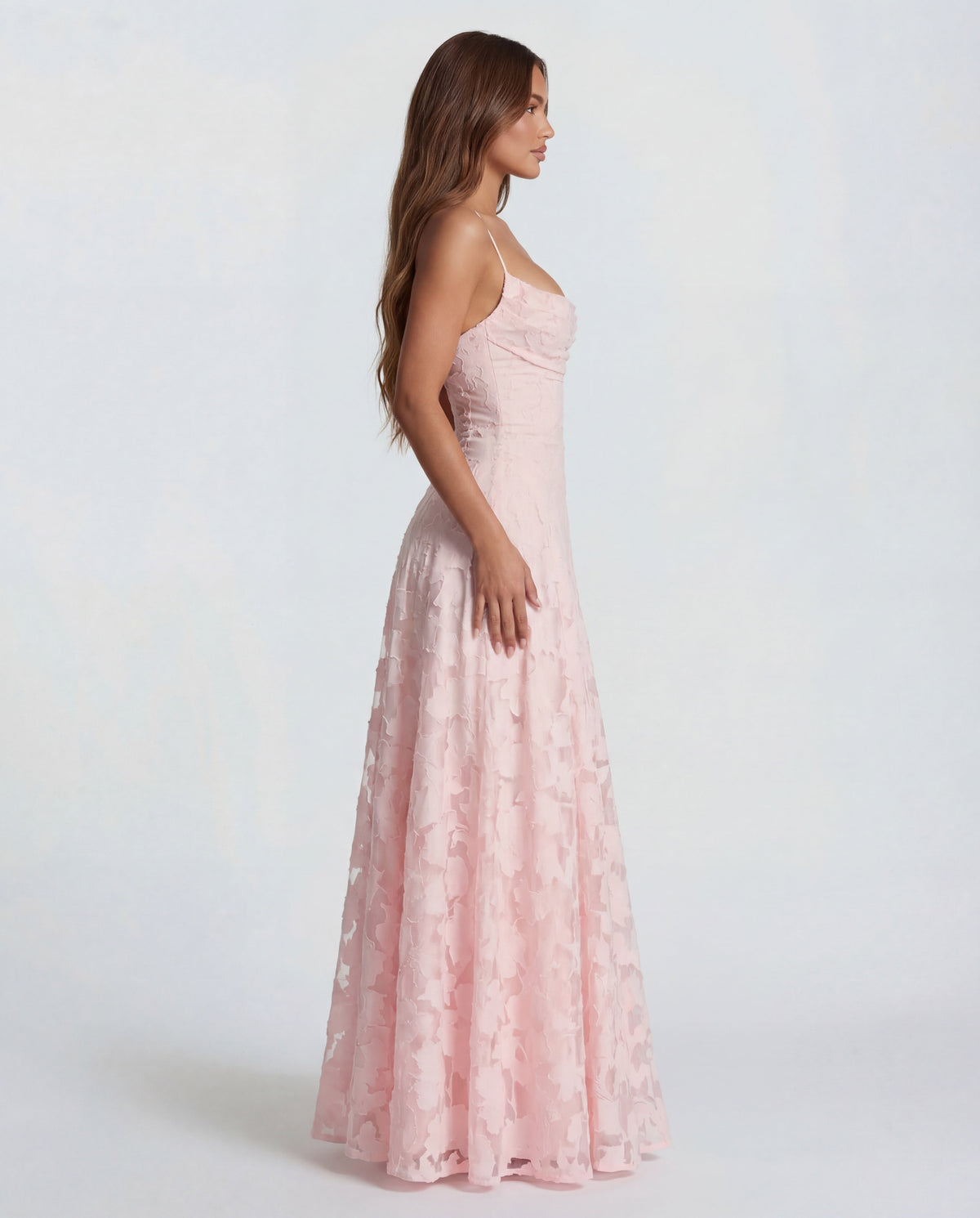 Sofía | Vestido maxi de encaje floral