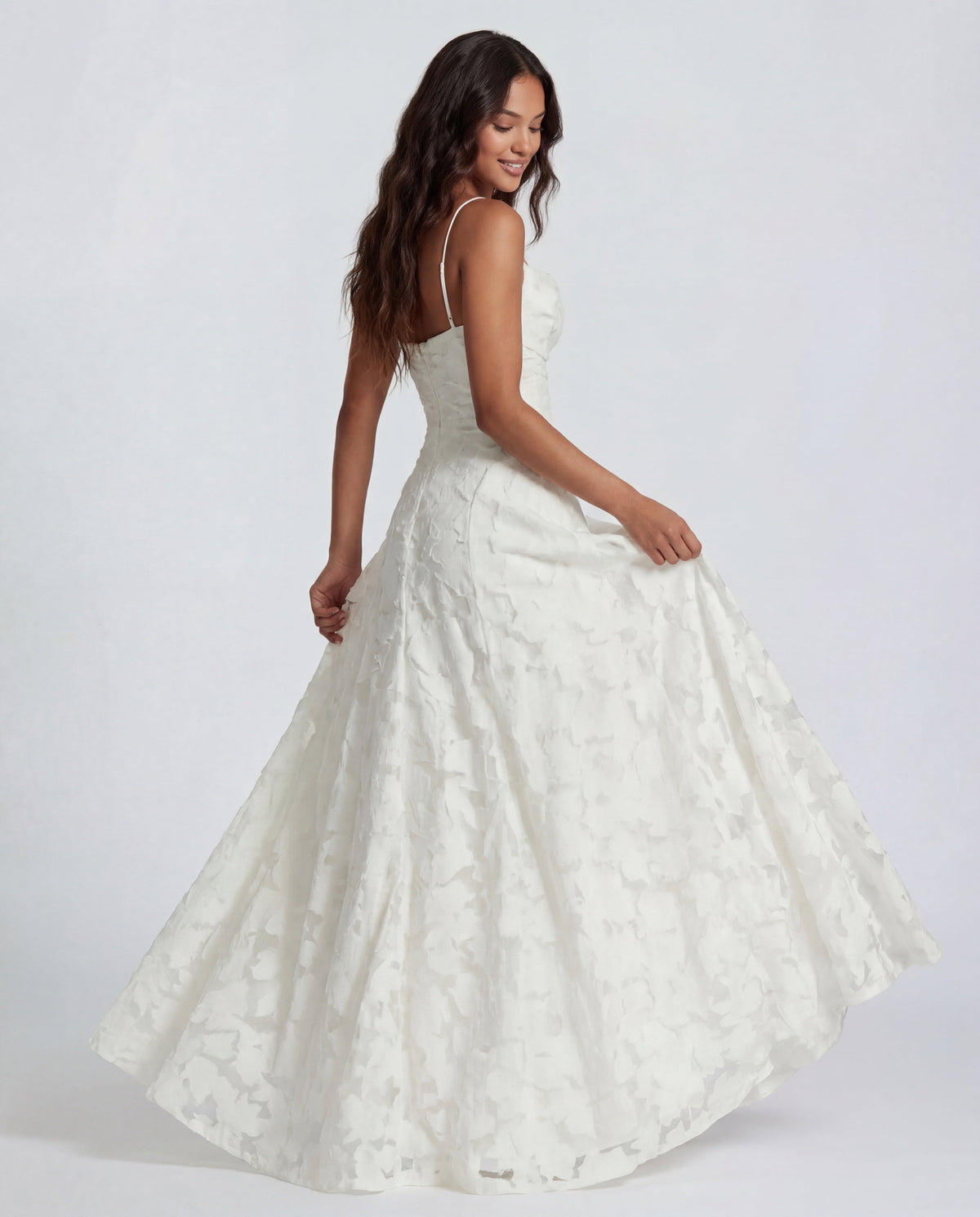 Sofía | Vestido maxi de encaje floral