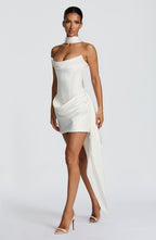 Zara | Vestido corto satinado