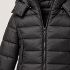 Cristina | Parka acolchada midi con capucha