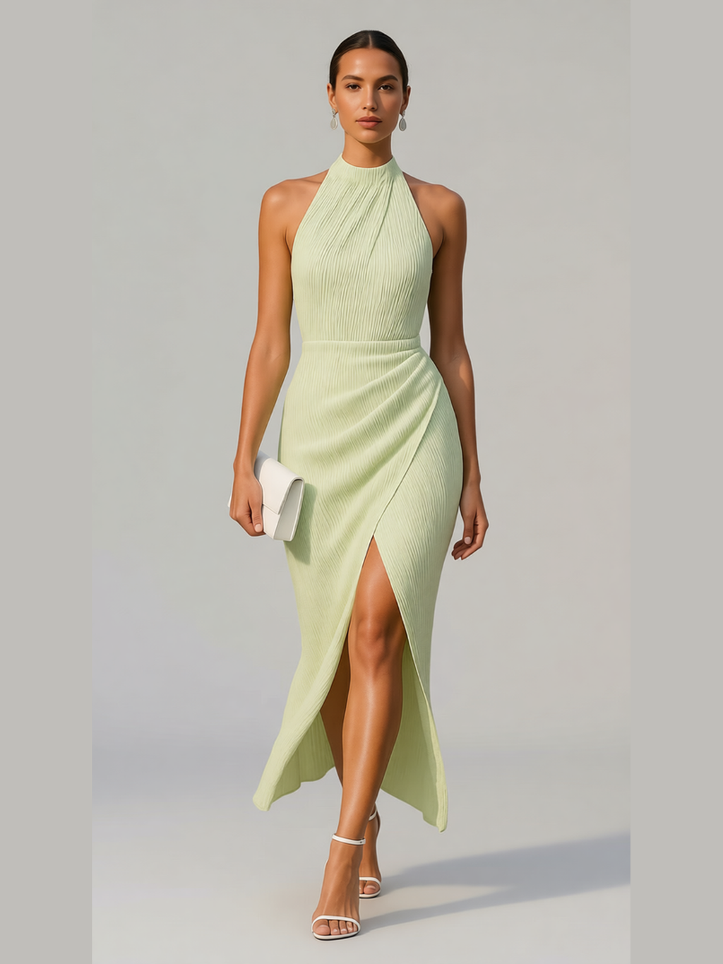 Salima | Vestido plisado sofisticado