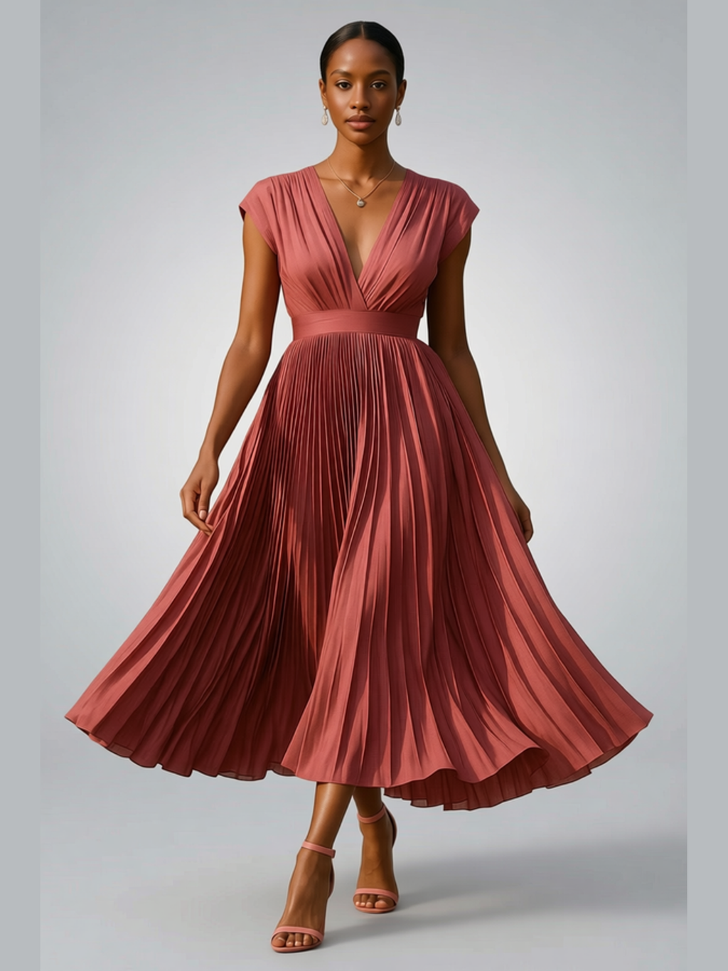 Tirsa | Vestido glamuroso que capta la luz