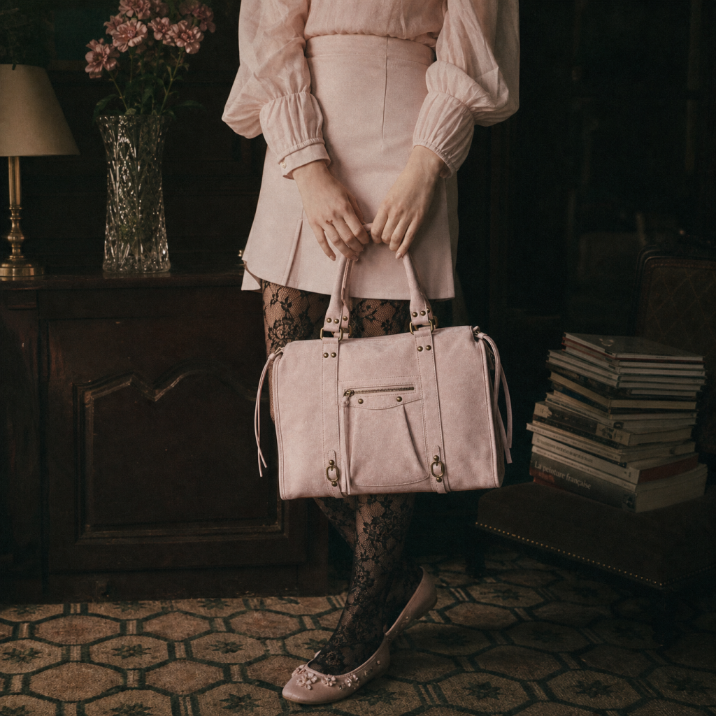 Mathilde | Bolso bandolera grande de ante