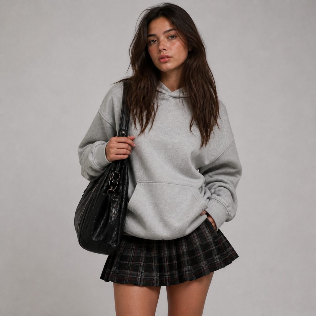 Léa | Bolso bandolera con cremalleras diagonales