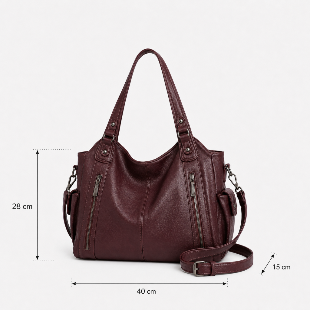 Julie | Bolso bandolera burdeos