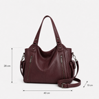 Julie | Bolso bandolera burdeos