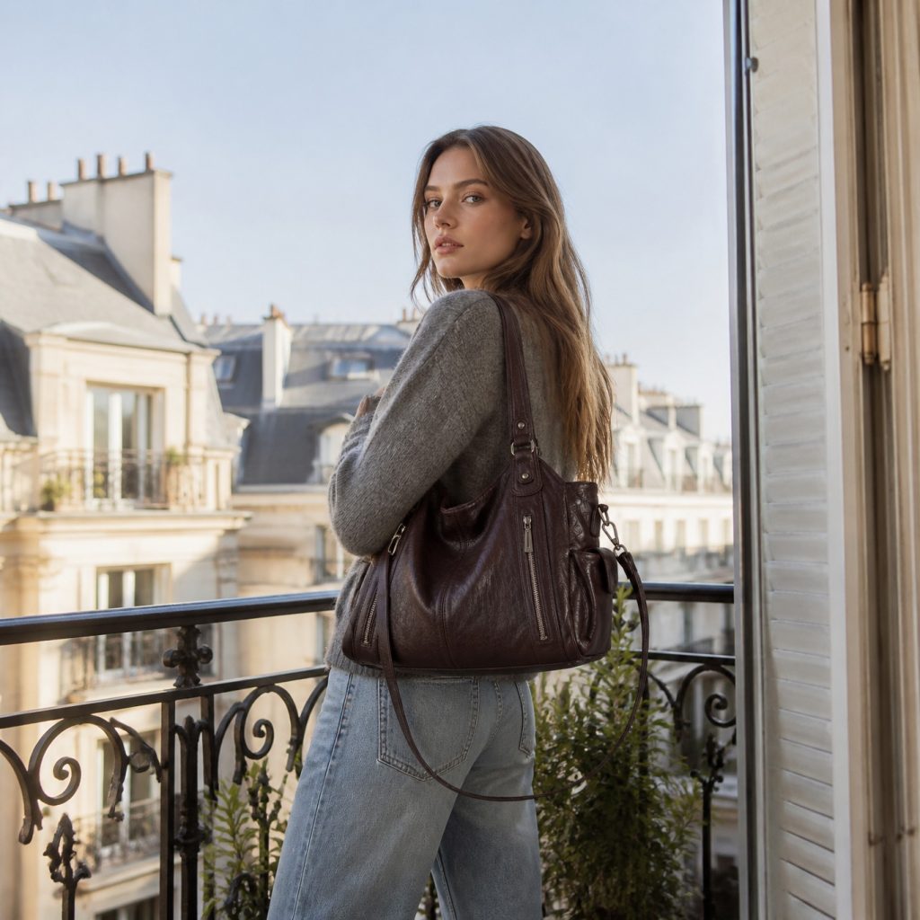 Julie | Bolso bandolera burdeos