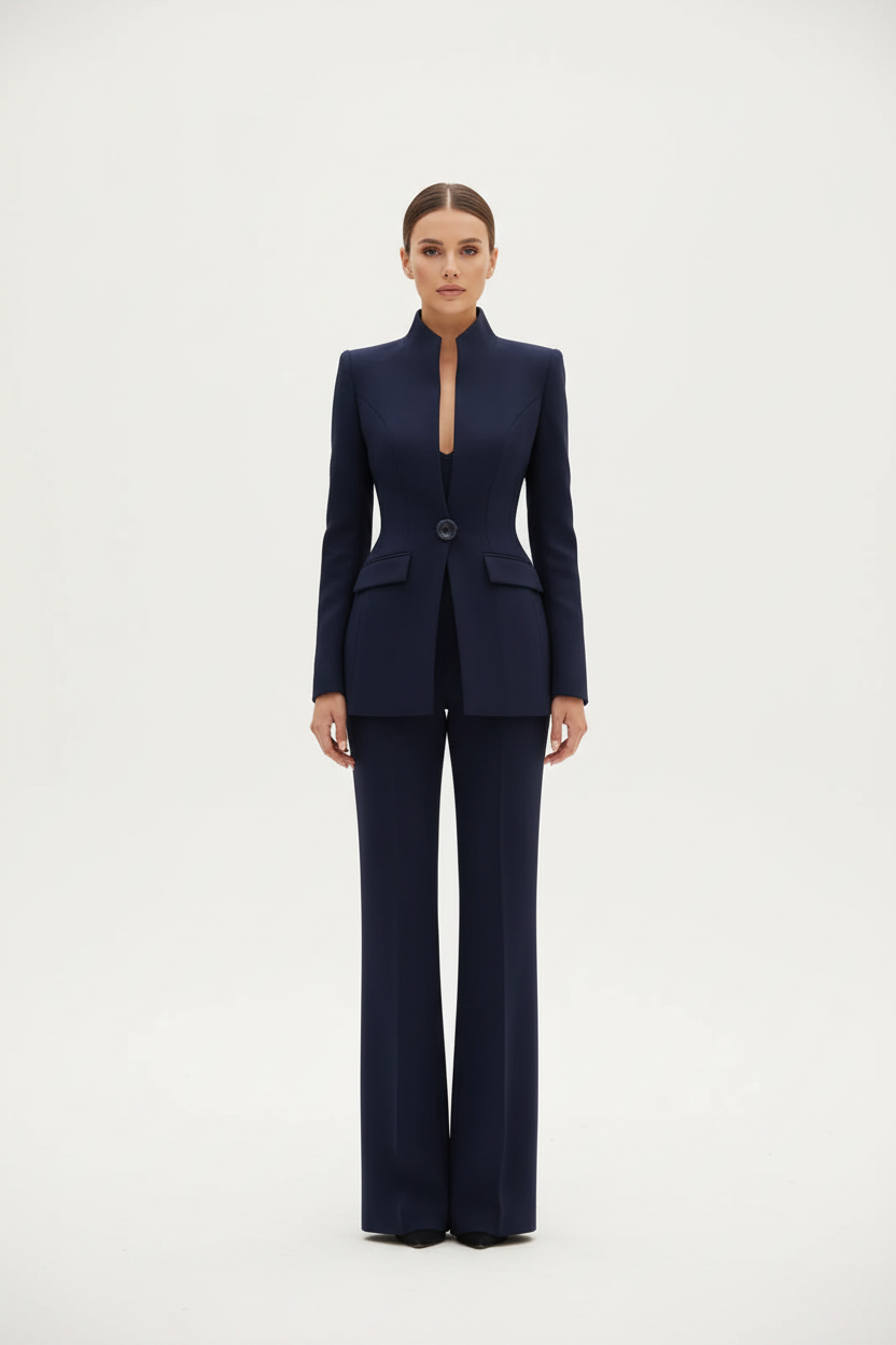 Chiara | Conjunto de americana y pantalón palazzo