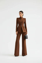 Chiara | Conjunto de americana y pantalón palazzo