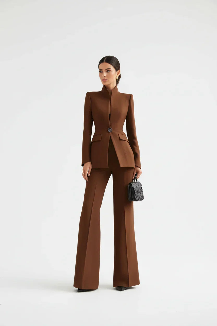 Chiara | Conjunto de americana y pantalón palazzo