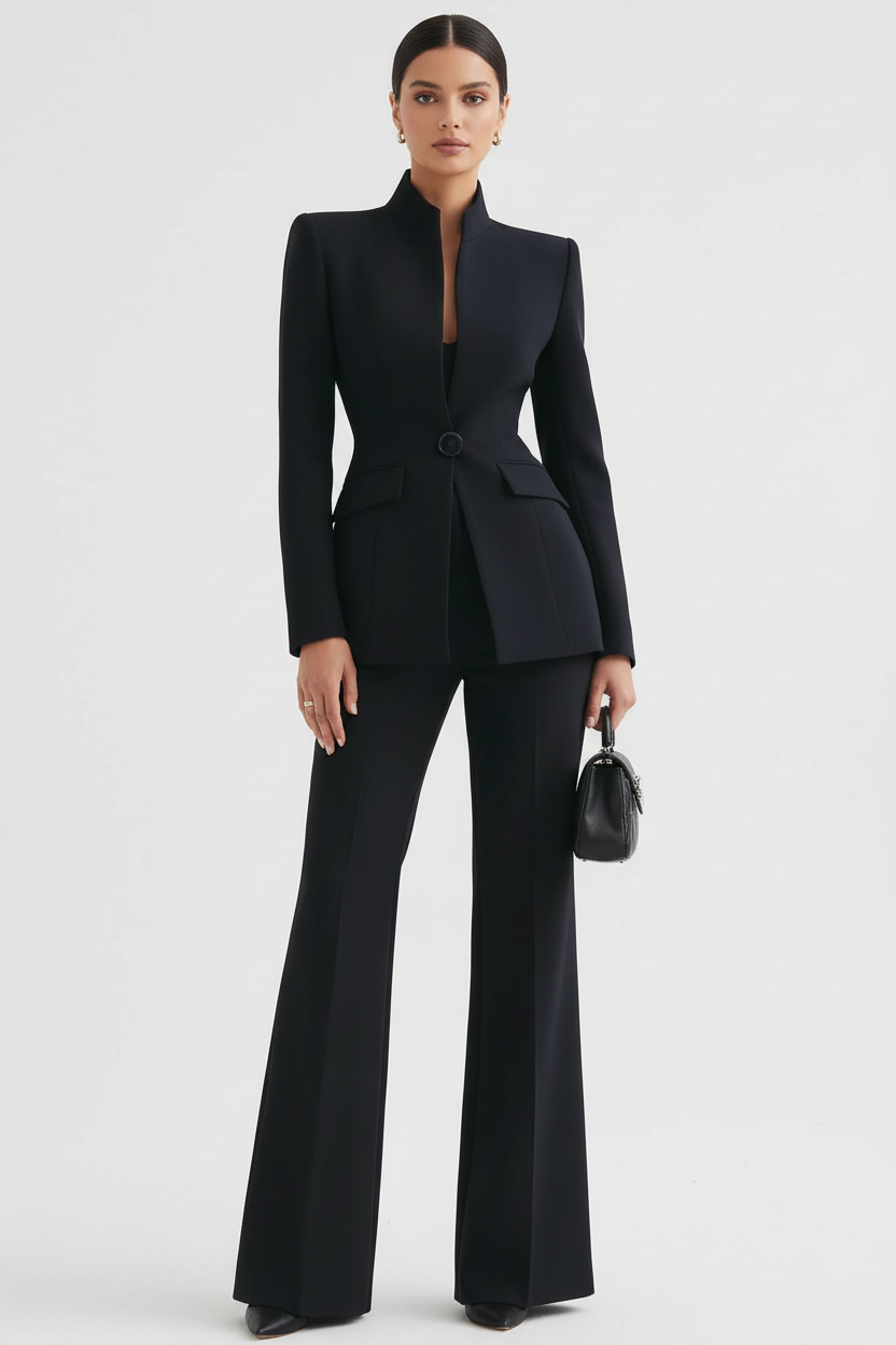 Chiara | Conjunto de americana y pantalón palazzo