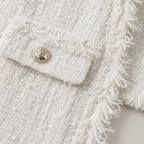 Tatiana | Chaqueta tweed con flecos