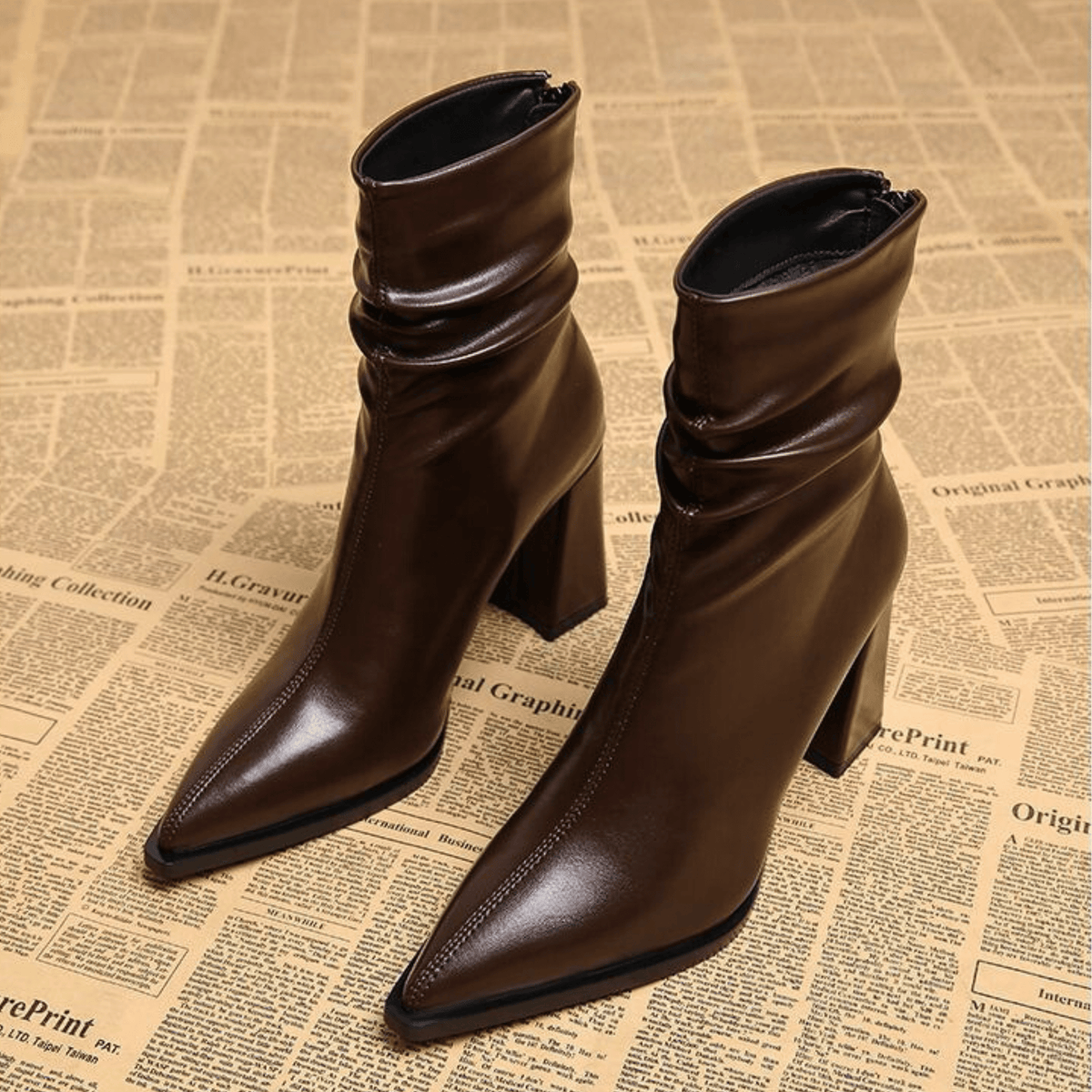 Aveline | Botines de piel elegantes