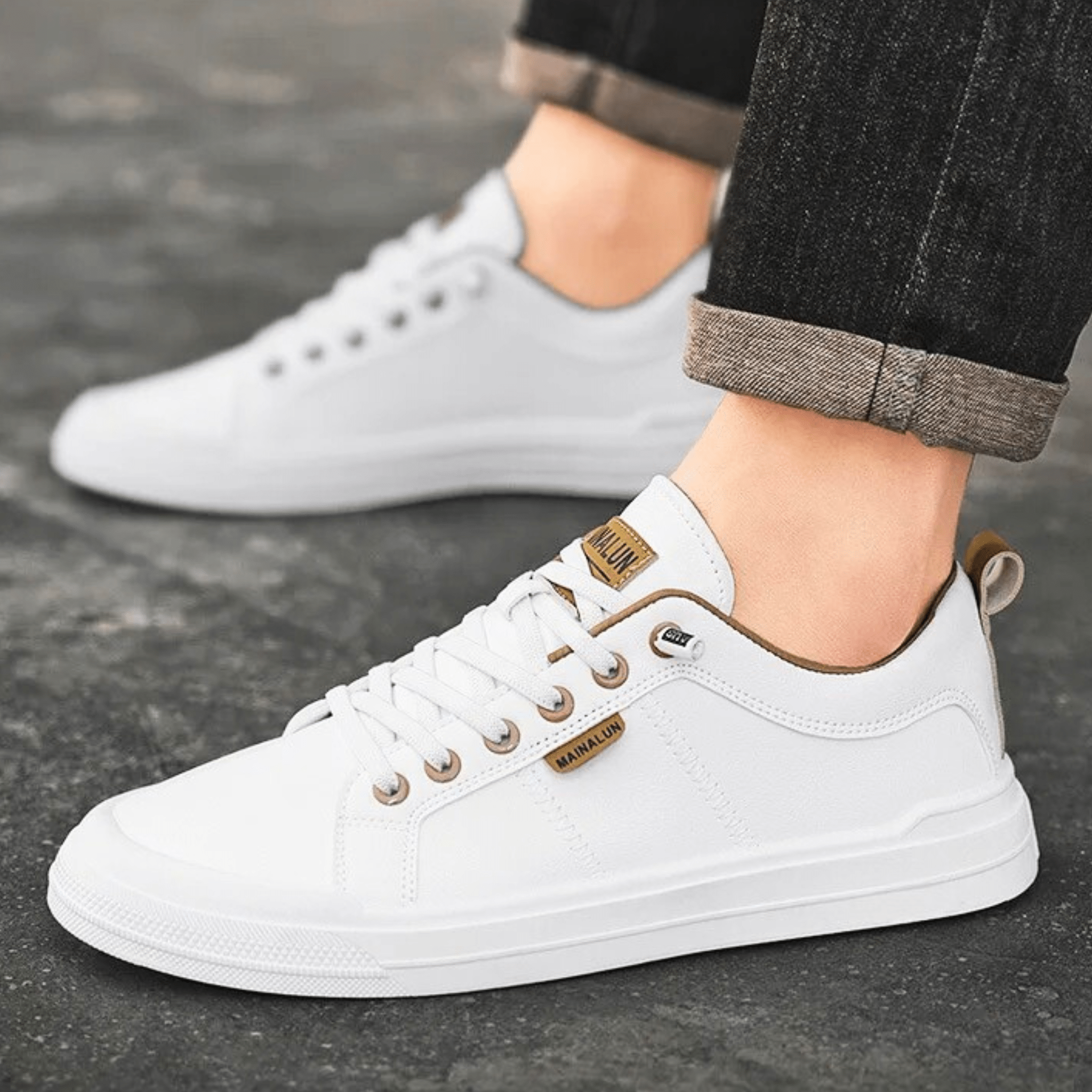 HARRINGTON™ | Zapatillas de Cuero Clásicas