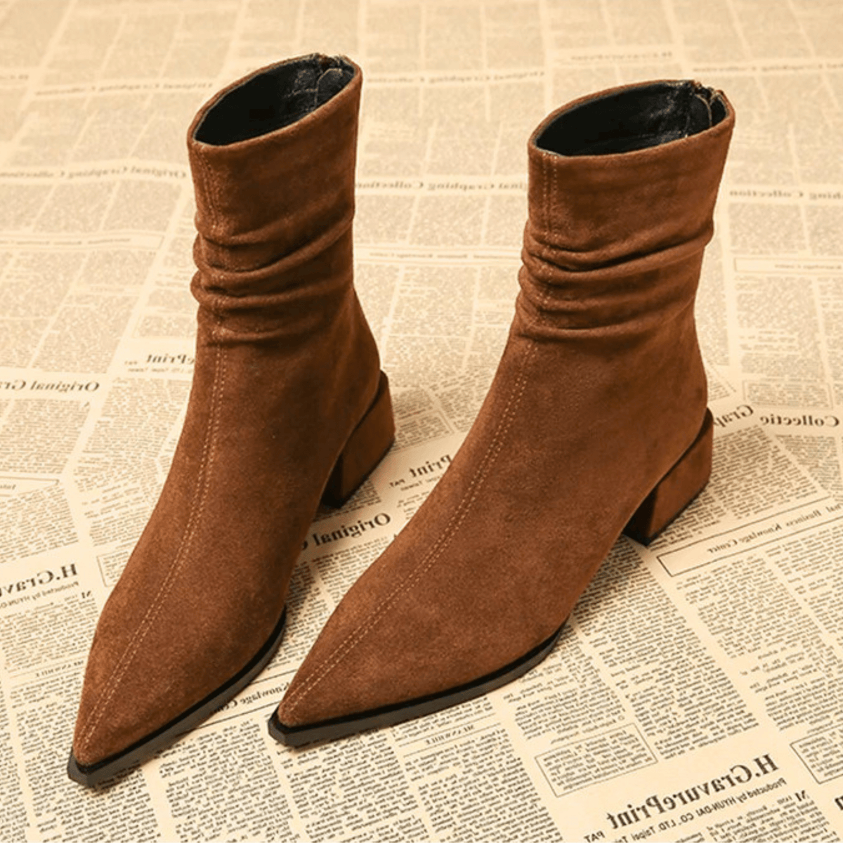 Adriana | Botas de ante elegantes