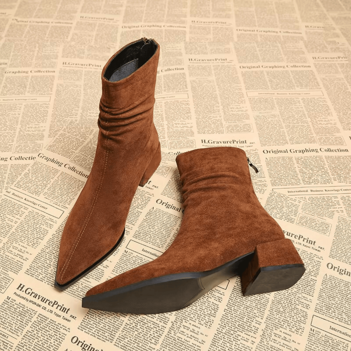 Adriana | Botas de ante elegantes
