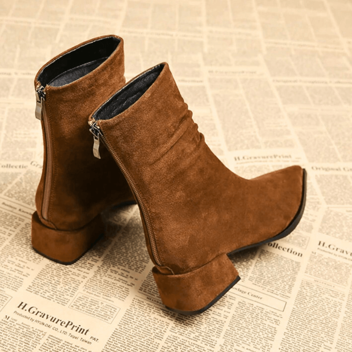 Adriana | Botas de ante elegantes