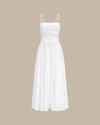 Ambra | Vestido lencero largo de jacquard