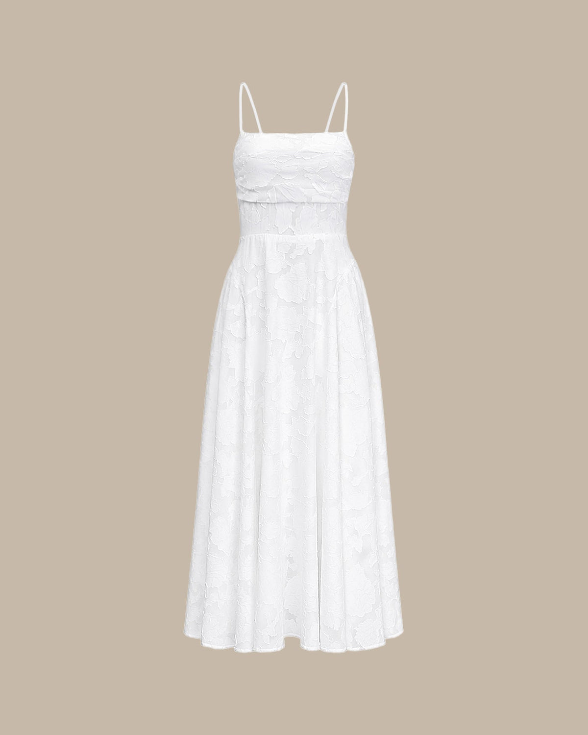 Ambra | Vestido lencero largo de jacquard