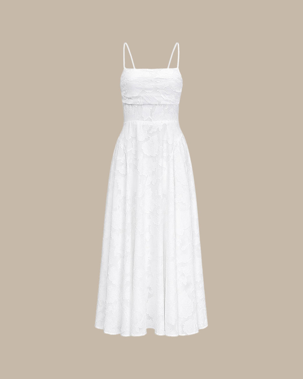 Ambra | Vestido lencero largo de jacquard